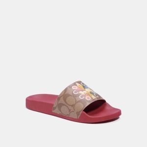 NWT Coach Uli Sport Slide With Floral Print size US7